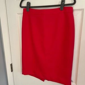 J.Crew no.2 pencil skirt bright pink